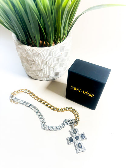 Le régal noir Necklace | Custom Gold or Silver