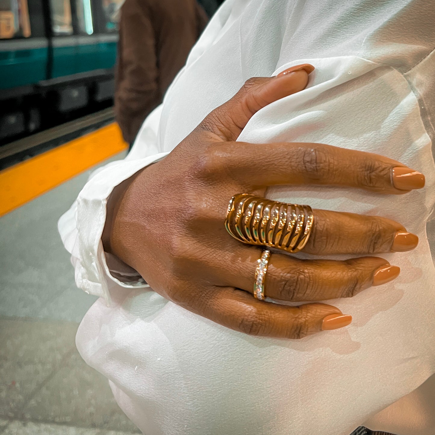 Funkadelic Cage Ring | 18K Gold plated